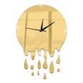 thumbnail image 1 of Acrylic Wall Clock Mirror Decoration   golden without scale, 1 of 1