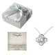 thumbnail image 3 of Xihbxyly Collar de Corazón Eterno, Cadena de Clavícula de Cuatro Hojas, Colgante de Diamantes, Regalo Significativo para Ella, Sorpresa Que Derrite El Corazón, El Favorito de La Hija, Caja de Regalo, 3 of 7