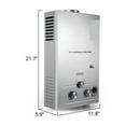thumbnail image 2 of Chauffe-eau au Propane Chauffe-Eau Instantané 6 L/8 L/10 L/12 L/16 L/18 L Réservoir 36 KW Sans Réservoir en Acier Inoxydable, Conception Compacte, 2 of 7
