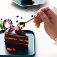thumbnail image 4 of Espresso Spoons Set of 8 Matte Rose Gold Frosted Handle Stainless Steel Dessert Spoons for Espresso Tea Coffee Ice Cream Sugar Dessert Cake 5.3 Inch, 4 of 5