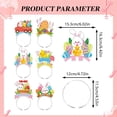thumbnail image 3 of CoreLiving Easter Bunny Ears Headband Set Felt Rabbit Ear Headwear Photo Booth Props Spring Party Decorations Supplies Favors Costume Accessories Gifts 6 Pieces, 3 of 7