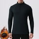 thumbnail image 1 of pstuiky camisas de manga larga para hombre, Ropa deportiva de secado rápido para hombre, estilo casual, color sólido, para correr, fitness, elástica, de polar top de hombre s, 1 of 9