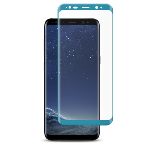 Samsung Galaxy S8 Plus Full Cover (Blue) 3D Tempered Glass Screen Protector