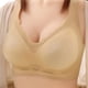 thumbnail image 1 of Sujetador Inalámbrico Ajustable de Color Sólido de las Mujeres Cuatro Filas sin Anillo de Acero Empujar la Ropa Interior Diaria Transpirable, Ropa Interior de Comodidad, 1 of 7