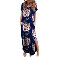 thumbnail image 1 of Robes Maxi à Manches Longues Femmes Décontractées Amples avec Poches Robe Longue à Manches Courtes Fendue Robes Maxi Robe Maxi à Manches Longues Robes à Manches Courtes Robes Maxi pour Femmes Robes à Manches Longues, 1 of 9
