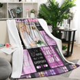 thumbnail image 4 of Custom Women Nurses Blanket for New RN ,Personalized Warm Throw Blanket for Nurses Week Gifts Retirement Gifts, 4 of 6