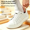 thumbnail image 5 of Elastic Round No-Tie Shoelaces with Metal Lock,  3 Pairs, 40", 5 of 8