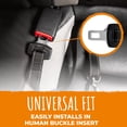 thumbnail image 2 of Mighty Paw - Cinturón de seguridad para mascotas, creado con material de cinturón de seguridad humano, hardware de metal con correa de longitud ajustable. Supera los estándares de seguridad para perro, 2 of 5