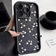 thumbnail image 2 of Funda de silicona mate con flores para iPhone, carcasa suave con flores para iPhone 15 Pro, 11, 13, 14, 12 Pro Max, XR, XS, X, 7, 8 Plus, SE, 2 of 5
