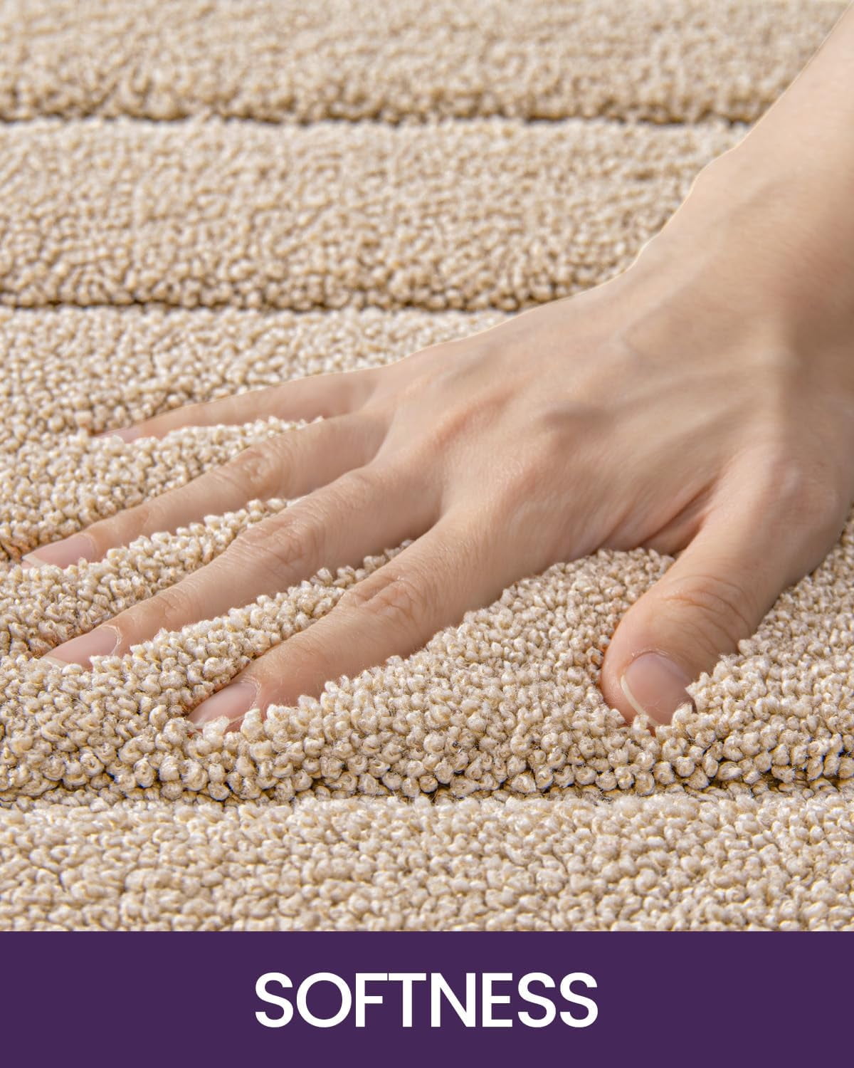 Bathroom Rug Mat, Extra Soft Absorbent Premium Bath Rug, Non-Slip Comfortable Bath Mat, Carpet for Tub, Shower, Bath Room, Machine Washable