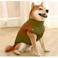 thumbnail image 5 of Harikaji Dog Jacket Coat with D-Ring, Warm Waterproof Pet Jacket Vest, Dog Cold Weather Clothing for Small Medium Large Dogs Green S, 5 of 7