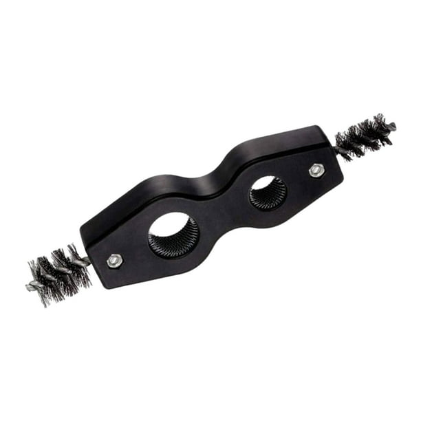 Cepillo limpiador de batería 4 en 1, protector de terminales para coche, para soldar, color negro