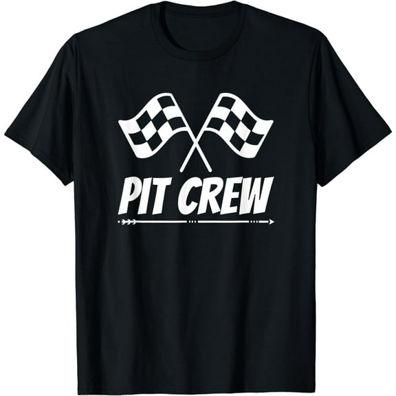 Funny Race Track Pit Crew Racing Mechanic Car Parties T-Shirt