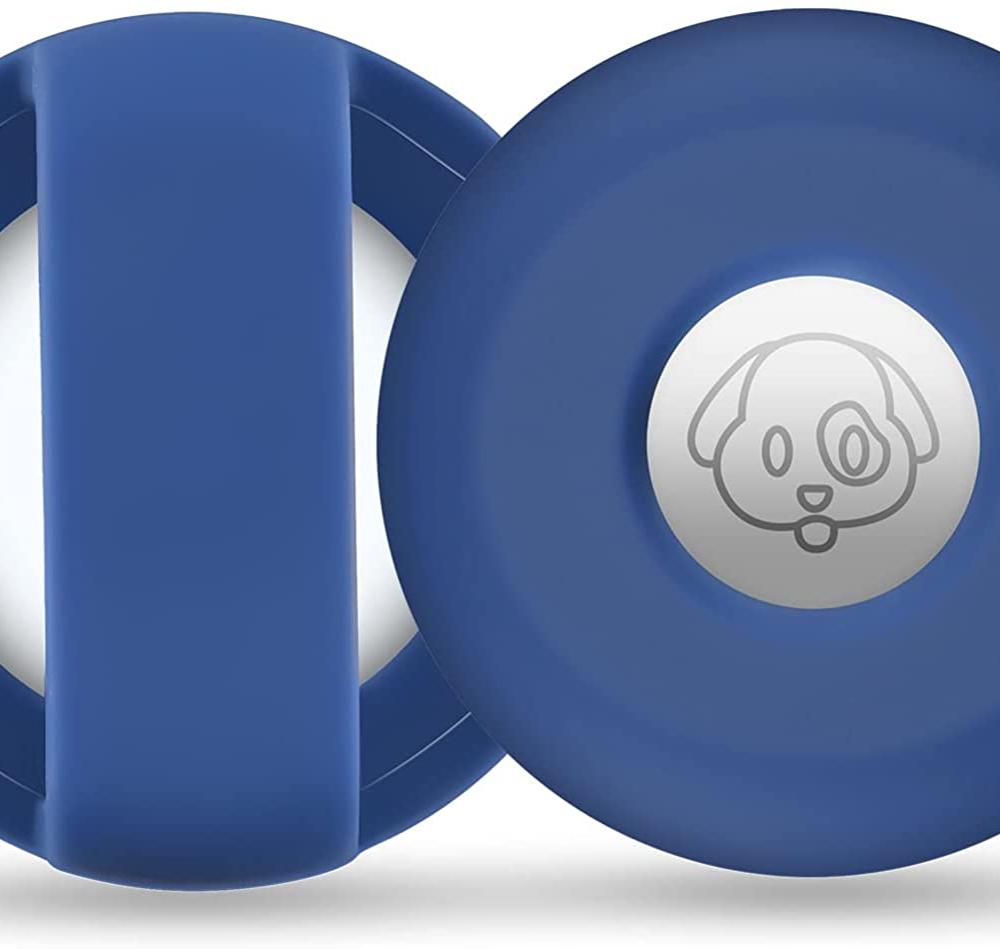 JOYLA Airtag Dog Collar Holder Silicone Appl Air Tag Protective Case