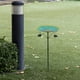 thumbnail image 2 of Comedero de metal para pájaros con estaca para exteriores, jardín, balcón, decoración, comedero para pájaros, plato para pájaros pequeños y periquitos, 2 of 7