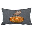 thumbnail image 1 of RYLABLUE Halloween Eastern Screech Owl Throw Pillow Covers Cushion Cover Case 20X30 Inches Pillowcases Two Side, 1 of 1