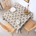 thumbnail image 2 of Beige Buffalo Skull Flower Pattern Square Tablecloth,Waterproof Square Table Cover,Wipeable Spillproof Washable Table Cover for Home Kitchen Party Decor 60"x60"(152x152cm), 2 of 6