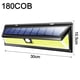 thumbnail image 2 of Luz solar de pared con sensor de movimiento para exteriores de seguridad, 1 paquete, negro, 2 of 5