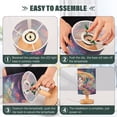 thumbnail image 4 of Desk Lamp Bedside Lamp 5.12x9.7In LED Lamp With USB Charging Interface For Bedroom Living Room Office Study Stylish Decoration Pretty Rainbow Cat, 4 of 7