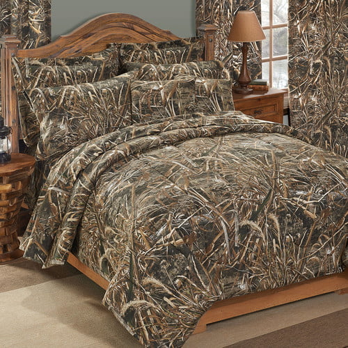 Realtree Bedding Max 5 Comforter Set, Camo California King Bedding Sets