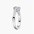 thumbnail image 3 of Silvago Jewelry 14K White Gold Plated Ring - 1.6 Ct Round Cut Moissanite - Solitaire Engagement Ring for Women - Elegant Wedding Jewelry - Celebration Gift, 3 of 3