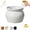 B, variant on Ceramic Egg Coddlers with Lids – 400ml Vintage Porcelain Egg Cooker, Soft Boiled Eggs Steamer Dish for Breakfast, Chawanmushi, Dessert, Pudding