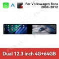 thumbnail image 3 of ZWNAV Dual 12.3 inch Screen Car Radio For Volkswagen Bora 2008-2012 Android GPS Navigation Multimedia Video Player Stereo Receiver Head Unit, 3 of 15