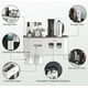 thumbnail image 3 of Soporte para cepillo de dientes montado en la pared con dispensador automático doble de pasta de dientes, 2/3 tazas (gris, 2 dispensadores de pasta de dientes, 2 tazas), 3 of 5