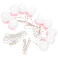 thumbnail image 3 of LEEYNEER Pink LED Vanity Mirror Light with 3 Modes USB Charging for Bedroom Decoration and Beauty Use PC, 3 of 8
