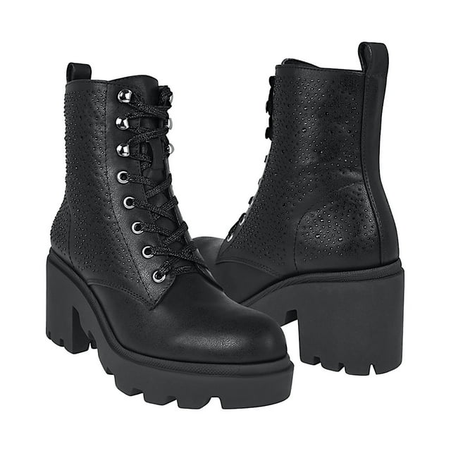 Botines Dama Nomadas 67625 Simipiel Negro Tacón 8