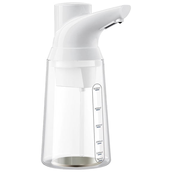 Automatic Soap Dispenser, 23.7 fl oz / 700ML Touchless Soap Dispenser with 4 Adjustable Levels, Battery Powered Sensor Liquid Soap Pump for Kitchen, Bathroom