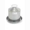 thumbnail image 2 of Miller Manufacturing 2 Gallon Double Wall Metal Poultry Fount Auto Waterer, 2 of 3