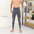 thumbnail image 3 of ADDHAT Men’s Woolen Leggings Warm Knitted Camel Hair Pants Slim Fit High Elastic Winter Trousers Dark Grey XL, 3 of 7