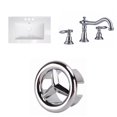 thumbnail image 1 of American Imaginations 36.75-in. W 3H8-in. Ceramic Top Set In White Color - Overflow Drain Incl. AI-24215, 1 of 8