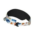 thumbnail image 2 of Balery Marine Animals Sport Wear Athletic Visor Sun Sports Visor Hat Visor Adjustable Cap for Women and Men (One Size), 2 of 8