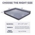 thumbnail image 4 of KSIIA Orthopedic Dog Bed Sofa for Large Dogs, 36"x27" Pet Couch with Removable Waterproof Cover, 4 of 8