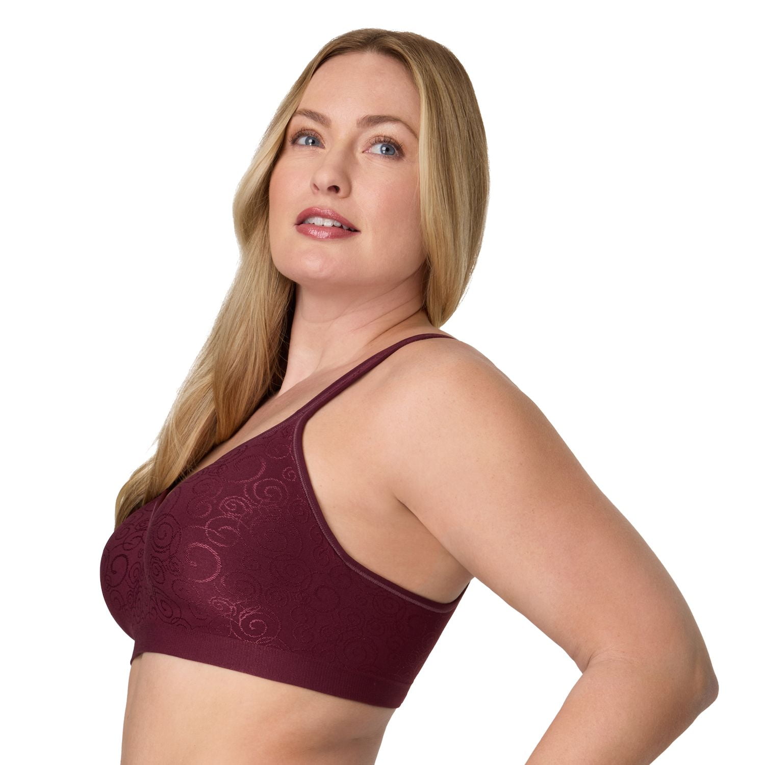 Bali Comfort Revolution Wireless Bra DF3463 Color: Juniper Blue Swirl Size: 40 B