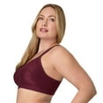 thumbnail image 3 of Bali Women's Wireless, Comfort Revolution Full-Coverage Wirefree Bra, Moisture-Wicking, Juniper Blue Swirl, 3 of 4
