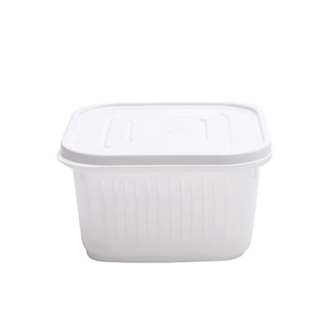 tredstone PP Drain Sealed Crisper Fruit Fresh Containers Case Food Fridge Storage Box Kitchen Supplies