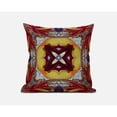 thumbnail image 2 of Pastel Floral Squares Throw Pillow with Removable Cover in Yellow Red Magenta Green 16x16, 2 of 4