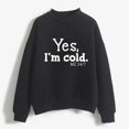 thumbnail image 2 of Vedolay Basic Sweatshirt for Women 2023 Loose Soft Long Sleeve Pullover Tops Shirts Black,2XL, 2 of 4