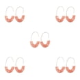 thumbnail image 2 of Qarigey 1 par de pendientes estilo simple en forma de U estampado de leopardo adornos acrílicos universales accesorio de moda para chicas adolescentes Rosa 5piezas Qarigey CBP234280, 2 of 6