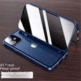 thumbnail image 1 of Adecuado para iPhone 15 Pro Max Anti-peep Goggles Doble hebilla Magneto Funda para teléfono móvil Apple 14 Funda protectora de metal, 1 of 5