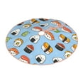 thumbnail image 2 of Kll Kawaii Sushi (2) Christmas Tree Skirt 36",Party Decorations Farmhouse For Christmas Decorations Holiday Party, 2 of 8