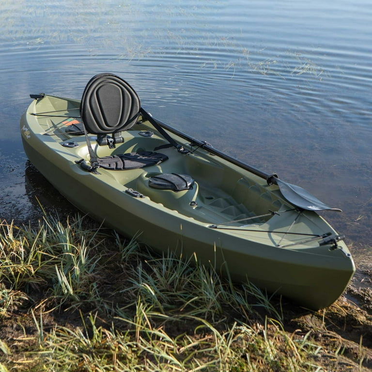 Lifetime Tamarack Angler 10 ft Paddle Fishing Kayak, Olive Green