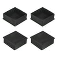 thumbnail image 1 of Uxcell 4-Pack Tapas de Pierna Cuadradas para Muebles, Tapas de Pierna de 3.15" (80mm) para Sillas/Mesas/Camas, 1 of 7