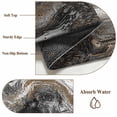 thumbnail image 6 of 5'x8' Area Rugs, Black Marble Indoor Outdoor Area Rug for Living Room Bedroom, Retro Chic Abstract Mottled Texture Art Washable Bathroom Rugs Kitchen Floor Carpet Mats Home Decor Aesthetic, 6 of 8
