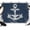 Navy Blue, variant on 7x5ft Photo Backdrop, Black Anchor Soft Polyester Backdrop Curtains Photography Backdrops, Nautical Coastal Summer Vintage Ocean Brushed Background for Photoshoots Studio Video Portrait Parties