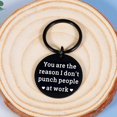 thumbnail image 3 of Funny Coworker Keychain Gift for Women Men Secret Santa Gifts Work Bestie Friends Gift for Workmate Boss Leader Cooperator Appreciation Leaving Away Promotion Retirement Christmas Gift, 3 of 12