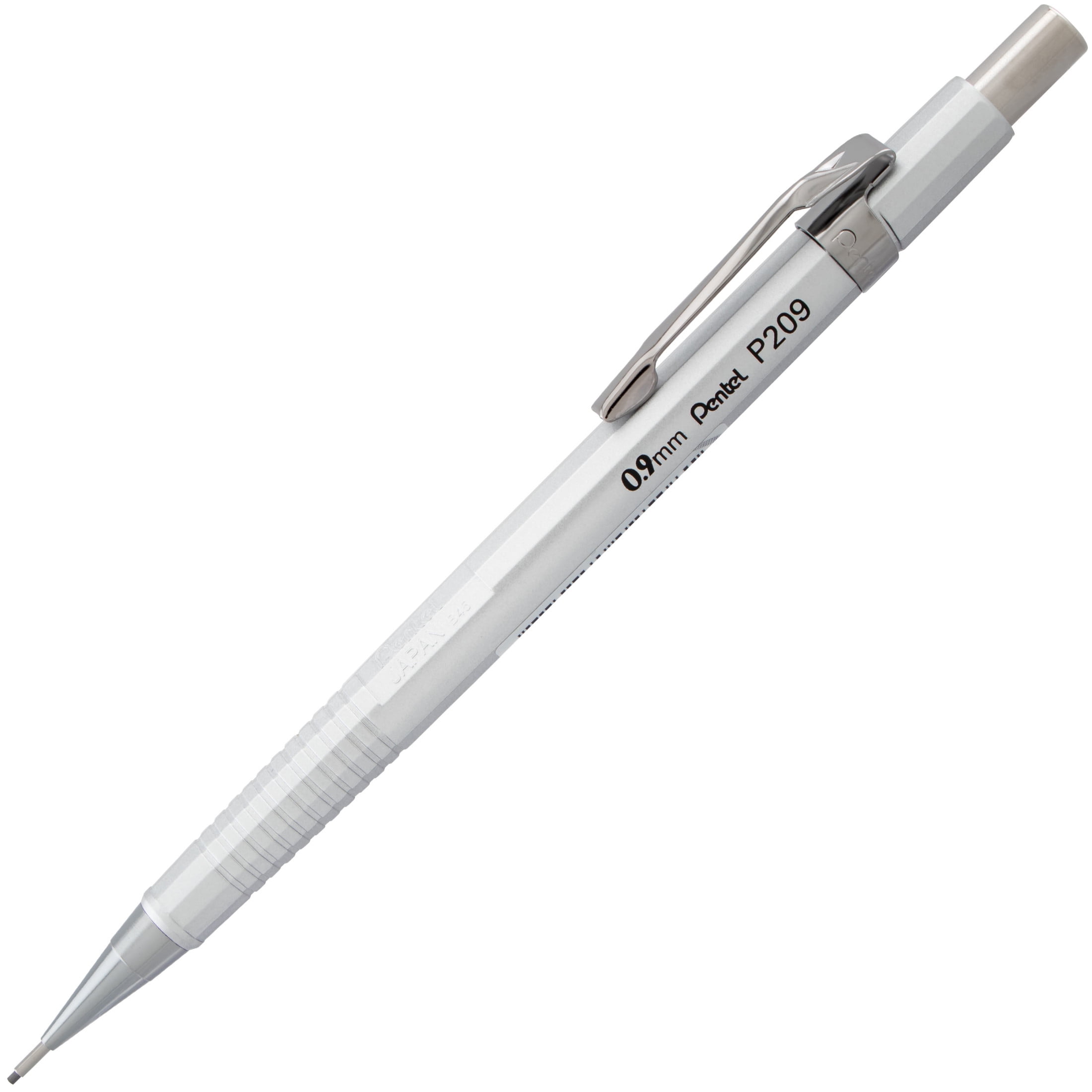 Pentel Sharp Mechanical Pencil, .9mm, Metallic Silver - Walmart.com